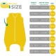 Sac de dormit cu picioruse Caramel 100 cm 1.0 Tog Sac de dormit cu picioruse Caramel 100 cm 1.0 Tog