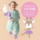 Sac de dormit cu picioruse si maneca lunga detasabila Ballerina 130 cm + manseta 1.0 Tog