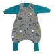 Sac de dormit cu picioruse si maneca lunga detasabila Dinosaur 80 cm + manseta 2.5 Tog Sac de dormit cu picioruse si maneca lunga detasabila Dinosaur 80 cm + manseta 2.5 Tog