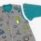 Sac de dormit cu picioruse si maneca lunga detasabila Dinosaur 90 cm + manseta 2.5 Tog Sac de dormit cu picioruse si maneca lunga detasabila Dinosaur 90 cm + manseta 2.5 Tog