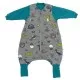 Sac de dormit cu picioruse si maneca lunga detasabila Dinosaur 60 cm + manseta 2.5 Tog Sac de dormit cu picioruse si maneca lunga detasabila Dinosaur 60 cm + manseta 2.5 Tog