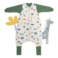 Sac de dormit cu picioruse si maneca lunga detasabila Jungle 110 cm + manseta 2.5 Tog