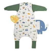 Sac de dormit cu picioruse si maneca lunga detasabila Jungle 110 cm + manseta 2.5 Tog