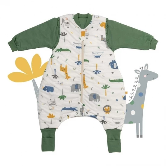 Sac de dormit cu picioruse si maneca lunga detasabila Jungle 60 cm + manseta 2.5 Tog Sac de dormit cu picioruse si maneca lunga detasabila Jungle 60 cm + manseta 2.5 Tog