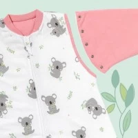 Sac de dormit cu picioruse si maneca lunga detasabila Koala 90 cm + manseta 1.0 Tog