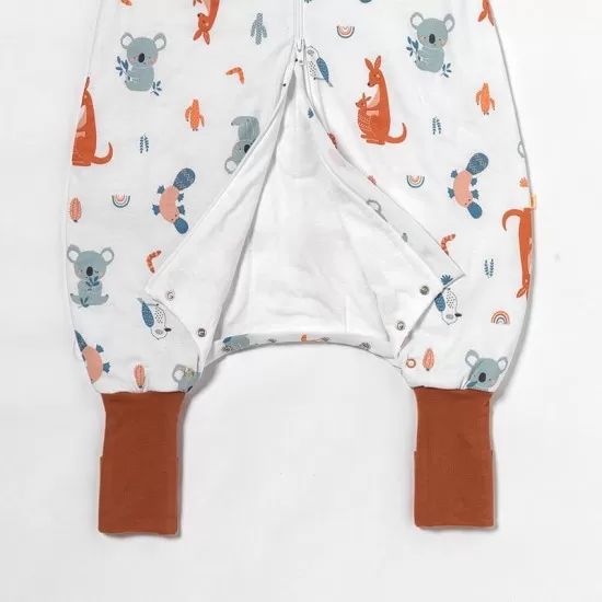 Sac de dormit cu picioruse si maneca lunga detasabila Kangaroo 60 cm + manseta 2.5 Tog Sac de dormit cu picioruse si maneca lunga detasabila Kangaroo 60 cm + manseta 2.5 Tog