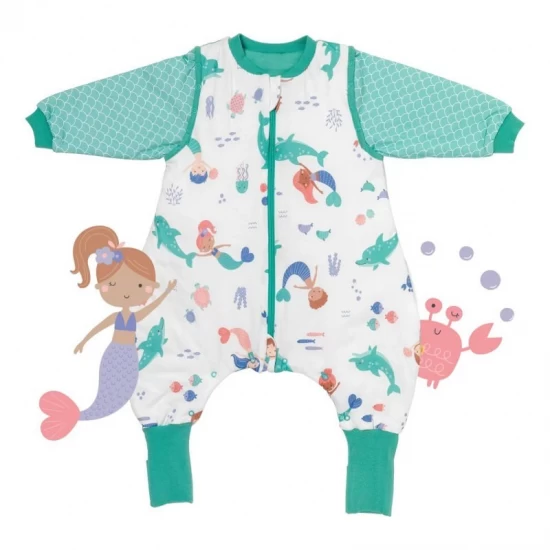 Sac de dormit cu picioruse si maneca lunga detasabila Mermaid 70 cm + manseta 1.0 Tog