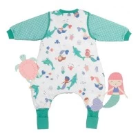 Sac de dormit cu picioruse si maneca lunga detasabila Mermaid 90 cm + manseta 1.0 Tog