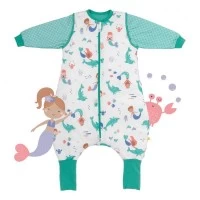 Sac de dormit cu picioruse si maneca lunga detasabila Mermaid 100 cm + manseta 1.0 Tog