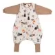 Sac de dormit cu picioruse si maneca lunga detasabila Mountain Animals 100 cm + manseta 2.5 Tog Sac de dormit cu picioruse si maneca lunga detasabila Mountain Animals 100 cm + manseta 2.5 Tog