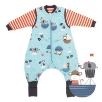 Sac de dormit cu picioruse si maneca lunga detasabila Pirate 70 cm + manseta 1.0 Tog