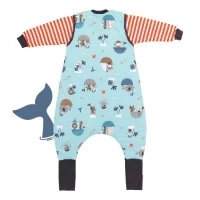 Sac de dormit cu picioruse si maneca lunga detasabila Pirate 110 cm + manseta 1.0 Tog