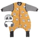Sac de dormit cu picioruse si maneca lunga detasabila Panda 80 cm + manseta 2.5 Tog Sac de dormit cu picioruse si maneca lunga detasabila Panda 80 cm + manseta 2.5 Tog