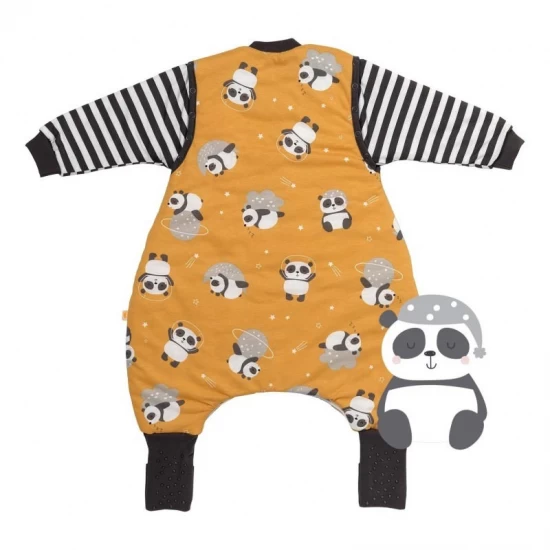 Sac de dormit cu picioruse si maneca lunga detasabila Panda 60 cm + manseta 1.0 Tog