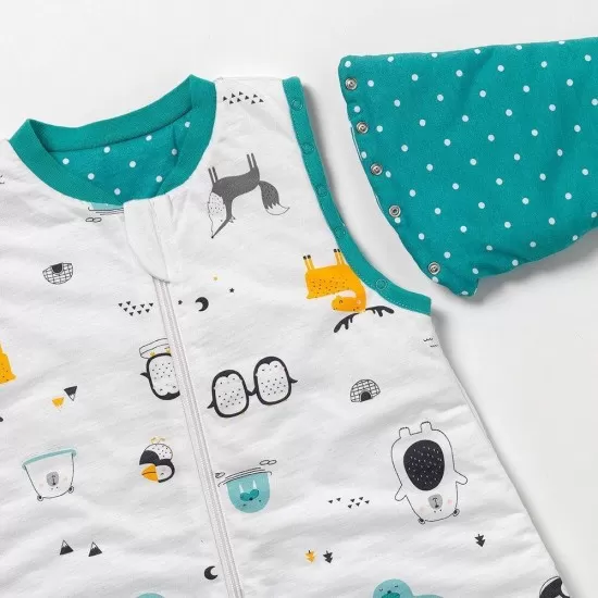 Sac de dormit cu picioruse si maneca lunga detasabila Polar Pals 110 cm + manseta 2.5 Tog Sac de dormit cu picioruse si maneca lunga detasabila Polar Pals 110 cm + manseta 2.5 Tog