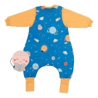 Sac de dormit cu picioruse si maneca lunga detasabila Space 80 cm + manseta 1.0 Tog