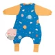 Sac de dormit cu picioruse si maneca lunga detasabila Space 80 cm + manseta 1.0 Tog