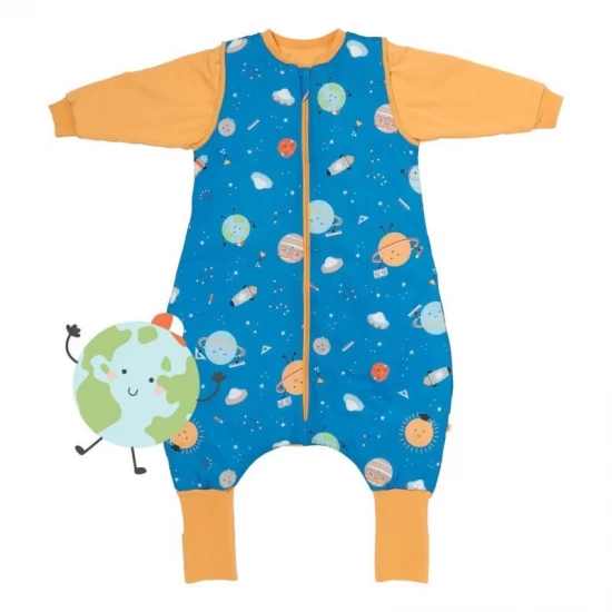 Sac de dormit cu picioruse si maneca lunga detasabila Space 90 cm + manseta 2.5 Tog