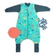 Sac de dormit cu picioruse si maneca lunga detasabila Under the Sea 90 cm + manseta 3.5 Tog