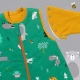Sac de dormit cu picioruse si maneca lunga detasabila Woodland Animals 80 cm + manseta 3.5 Tog Sac de dormit cu picioruse si maneca lunga detasabila Woodland Animals 80 cm + manseta 3.5 Tog