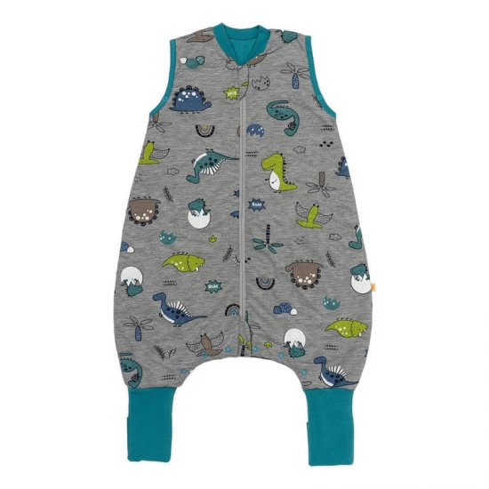 Sac de dormit cu picioruse si talpa antiderapanta Dinosaur 70 cm + manseta 1.0 Tog Sac de dormit cu picioruse si talpa antiderapanta Dinosaur 70 cm + manseta 1.0 Tog