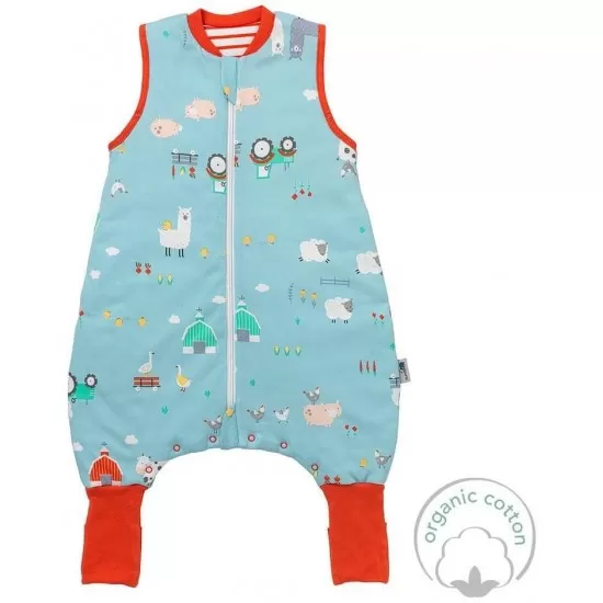Sac de dormit cu picioruse si talpa antiderapanta Farmyard 70 cm + manseta 1.0 Tog Sac de dormit cu picioruse si talpa antiderapanta Farmyard 70 cm + manseta 1.0 Tog