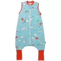 Sac de dormit cu picioruse si talpa antiderapanta Farmyard 90 cm + manseta 1.0 Tog