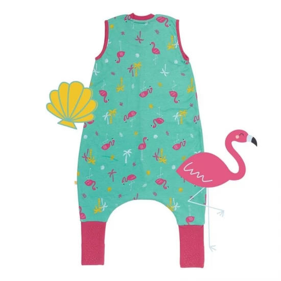 Sac de dormit cu picioruse si talpa antiderapanta Flamingo 90 cm + manseta 1.0 Tog Sac de dormit cu picioruse si talpa antiderapanta Flamingo 90 cm + manseta 1.0 Tog
