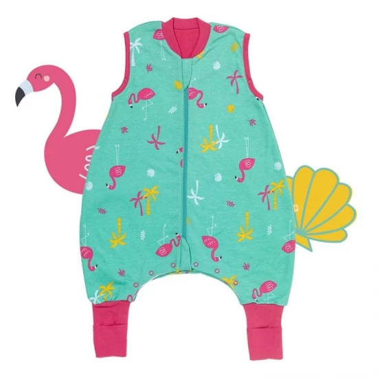 Sac de dormit cu picioruse si talpa antiderapanta Flamingo 60 cm + manseta 1.0 Tog Sac de dormit cu picioruse si talpa antiderapanta Flamingo 60 cm + manseta 1.0 Tog