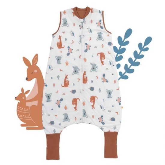 Sac de dormit cu picioruse si talpa antiderapanta Kangaroo 80 cm + manseta 1.0 Tog Sac de dormit cu picioruse si talpa antiderapanta Kangaroo 80 cm + manseta 1.0 Tog