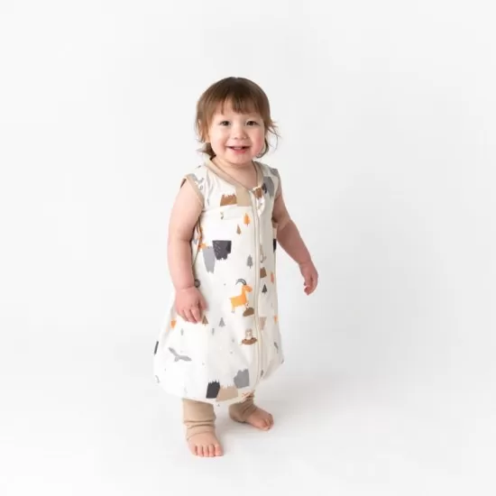 Sac de dormit cu picioruse si talpa antiderapanta Mountain Animals 100 cm + manseta 1.0 Tog Sac de dormit cu picioruse si talpa antiderapanta Mountain Animals 100 cm + manseta 1.0 Tog