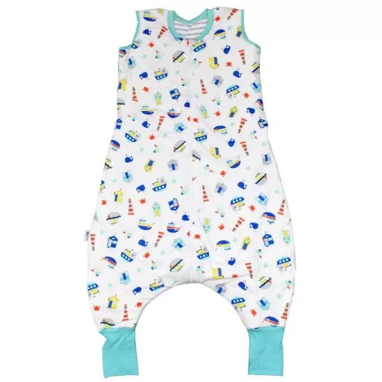 Sac de dormit cu picioruse si talpa antiderapanta Nautical 5-6 ani 1.0 Tog Sac de dormit cu picioruse si talpa antiderapanta Nautical 5-6 ani 1.0 Tog