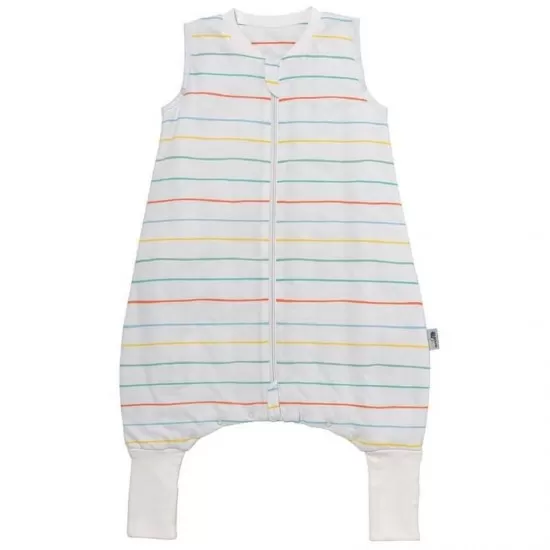 Sac de dormit cu picioruse si talpa antiderapanta Rainbow Stripes 70 cm + manseta 1.0 Tog Sac de dormit cu picioruse si talpa antiderapanta Rainbow Stripes 70 cm + manseta 1.0 Tog
