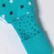 Sac de dormit cu picioruse si talpa antiderapanta Teal Stars 110 cm + manseta 1.0 Tog Sac de dormit cu picioruse si talpa antiderapanta Teal Stars 110 cm + manseta 1.0 Tog