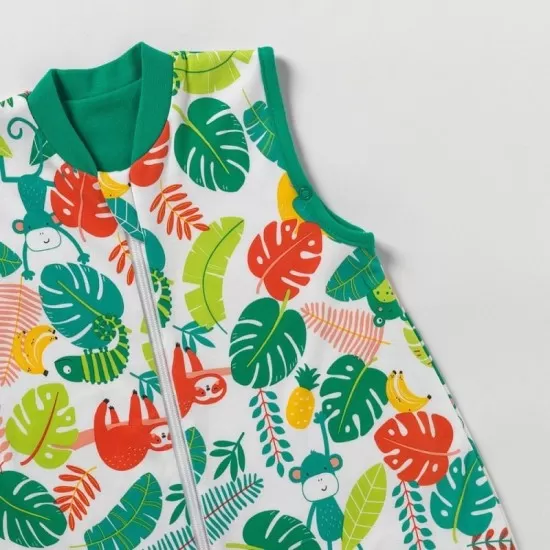 Sac de dormit cu picioruse si talpa antiderapanta Tropical 100 cm + manseta 1.0 Tog Sac de dormit cu picioruse si talpa antiderapanta Tropical 100 cm + manseta 1.0 Tog