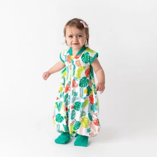 Sac de dormit cu picioruse si talpa antiderapanta Tropical 100 cm + manseta 1.0 Tog Sac de dormit cu picioruse si talpa antiderapanta Tropical 100 cm + manseta 1.0 Tog