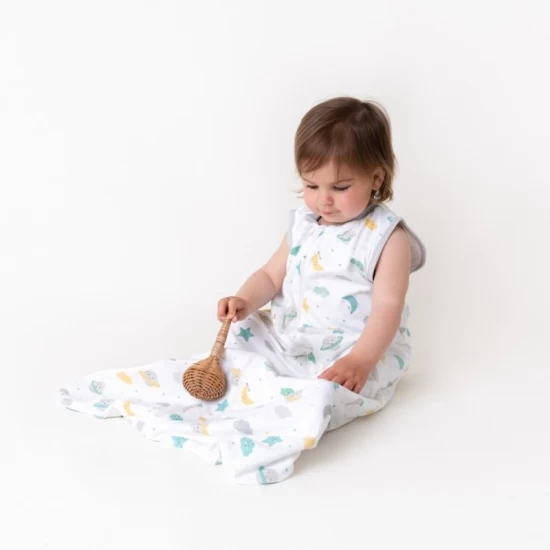 Sac de dormit Moon & Stars 90 cm 0.5 Tog Sac de dormit Moon & Stars 90 cm 0.5 Tog