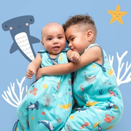 Sac de dormit Under the Sea 70 cm 1.0 Tog Sac de dormit Under the Sea 70 cm 1.0 Tog