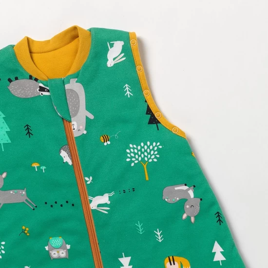 Sac de dormit Woodland Animals 110 cm 1.0 Tog
