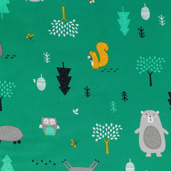 Sac de dormit Woodland Animals 110 cm 1.0 Tog