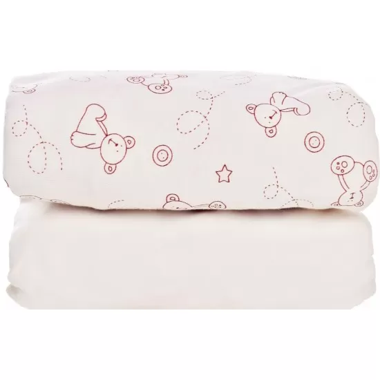 Set 2 cearsafuri cu elastic Plain/Teddy 70 x 140 cm Set 2 cearsafuri cu elastic Plain/Teddy 70 x 140 cm