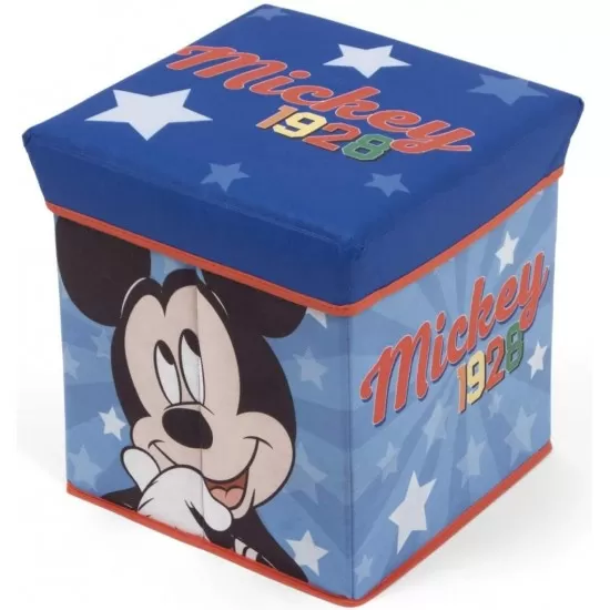 Taburet pentru depozitare jucarii Mickey Mouse Taburet pentru depozitare jucarii Mickey Mouse