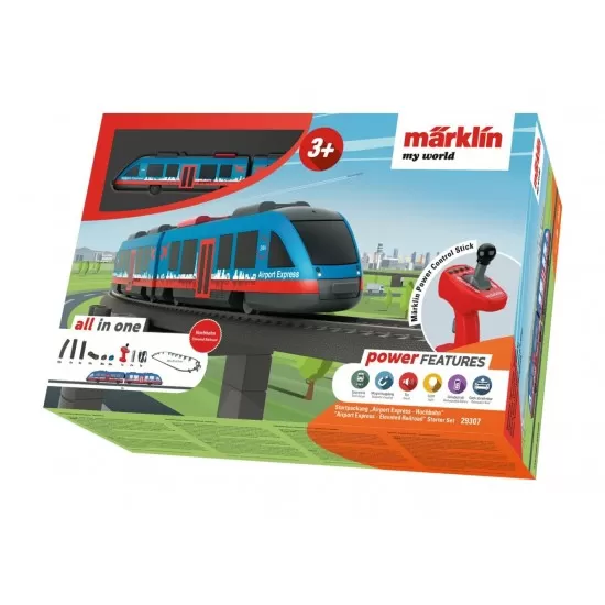 Tren de calatori cu telecomanda si accesorii Airport Express Tren de calatori cu telecomanda si accesorii Airport Express