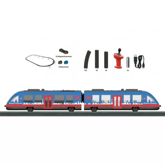 Tren de calatori cu telecomanda si accesorii Airport Express Tren de calatori cu telecomanda si accesorii Airport Express