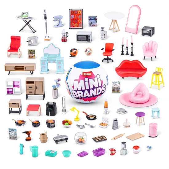 Set figurine 5 Surprise - Home Mini Brands, S1 Set figurine 5 Surprise - Home Mini Brands, S1