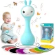 Iepuras interactiv pentru bebelusi Alilo Smarty Bunny albastru, RO/EN Iepuras interactiv pentru bebelusi Alilo Smarty Bunny albastru, RO/EN