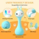 Iepuras interactiv pentru bebelusi Alilo Smarty Bunny albastru, RO/EN Iepuras interactiv pentru bebelusi Alilo Smarty Bunny albastru, RO/EN