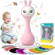 Iepuras interactiv pentru bebelusi Alilo Smarty Bunny roz, RO/EN Iepuras interactiv pentru bebelusi Alilo Smarty Bunny roz, RO/EN