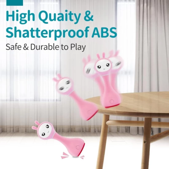 Iepuras interactiv pentru bebelusi Alilo Smarty Bunny roz, RO/EN Iepuras interactiv pentru bebelusi Alilo Smarty Bunny roz, RO/EN