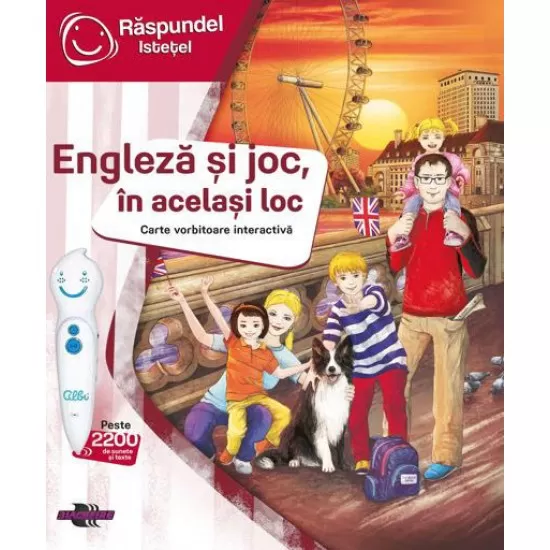 Carte interactiva Raspundel Istetel - Engleza si Joc in acelasi loc Carte interactiva Raspundel Istetel - Engleza si Joc in acelasi loc